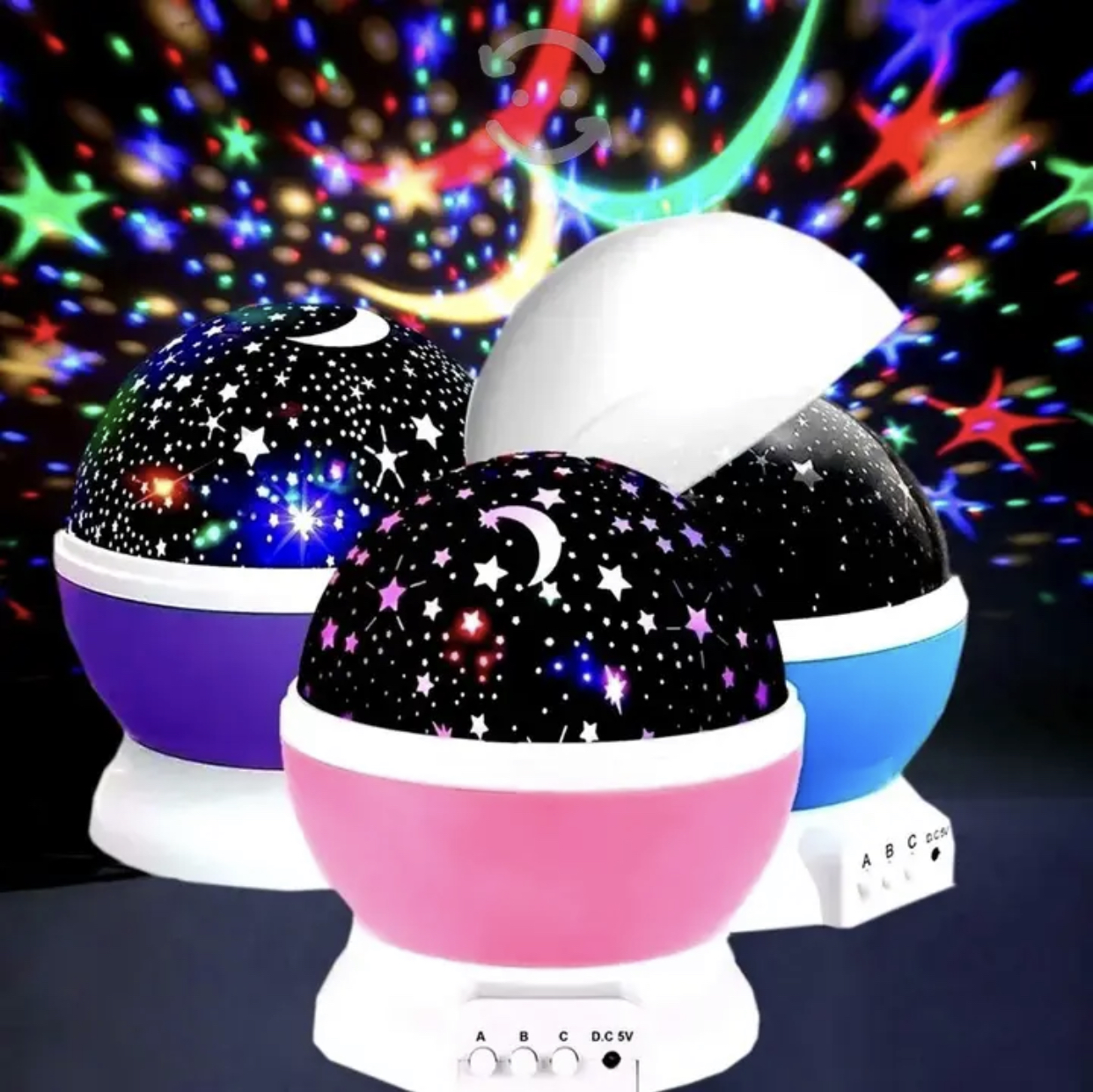 Velador Proyector de Estrellas y Luna Pretty Things